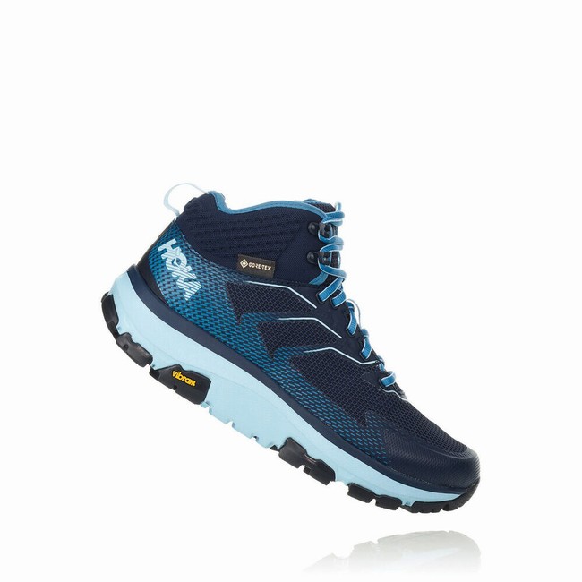 Hoka One One SKY TOA GORE-TEX Fjellsko Dame Marineblå | NdIuvXkq