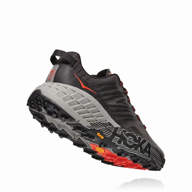 Hoka One One SPEEDGOAT 4 Brede Sko Herre Svarte | 6Bo30PpV