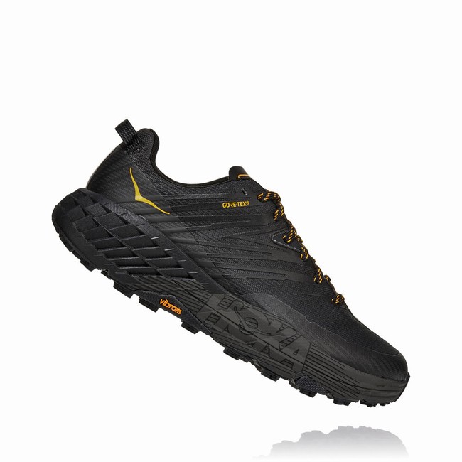 Hoka One One SPEEDGOAT 4 GORE-TEX Trail Løpesko Herre Svarte | RrzU4Qp6