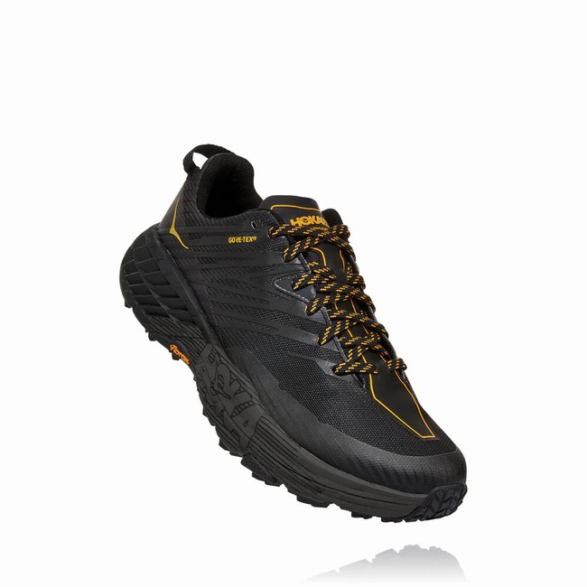 Hoka One One SPEEDGOAT 4 GORE-TEX Trail Løpesko Herre Svarte | RrzU4Qp6