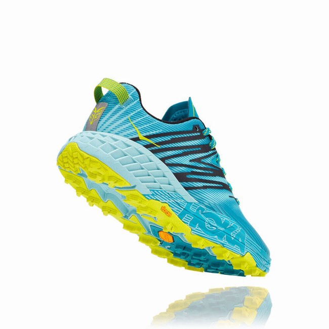 Hoka One One SPEEDGOAT 4 Trail Løpesko Dame Blå | 09IAxblZ