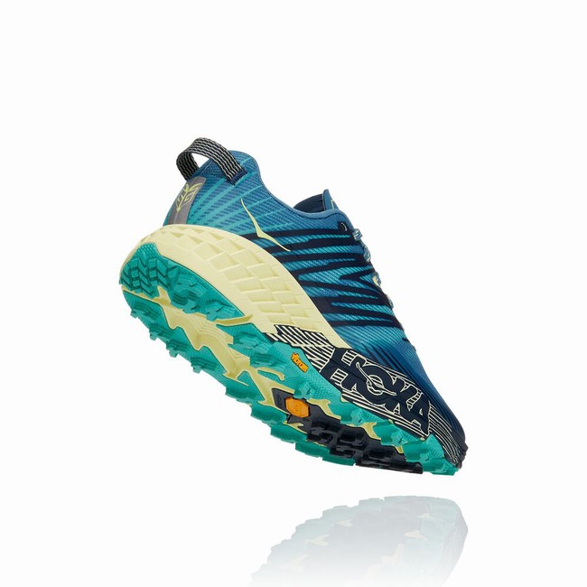 Hoka One One SPEEDGOAT 4 Trail Løpesko Dame Blå | LFJMxXST