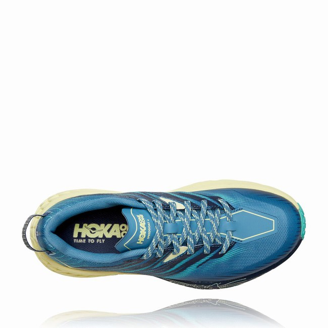 Hoka One One SPEEDGOAT 4 Trail Løpesko Dame Blå | LFJMxXST