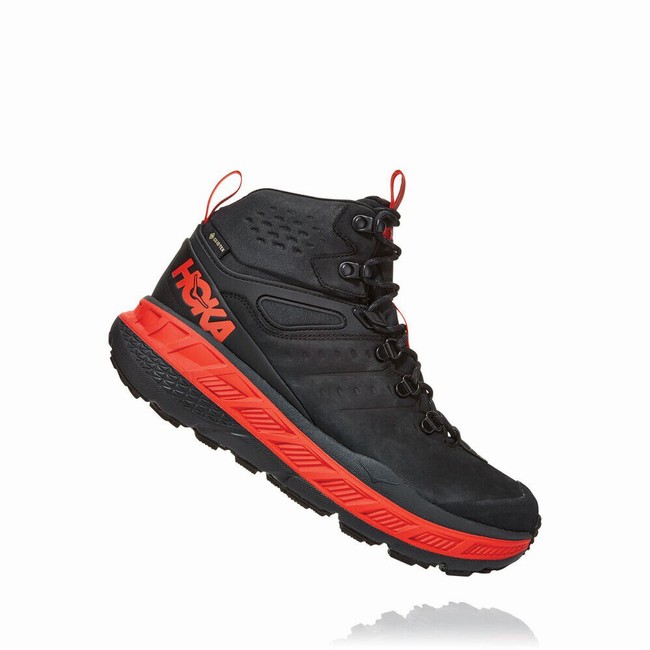 Hoka One One STINSON MID GORE-TEX Fjellsko Herre Svarte | DVJucsT1