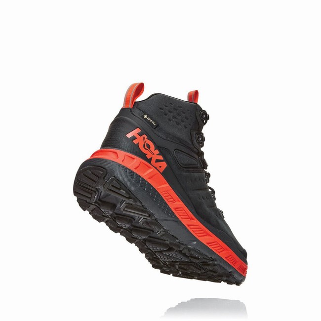 Hoka One One STINSON MID GORE-TEX Fjellsko Herre Svarte | DVJucsT1