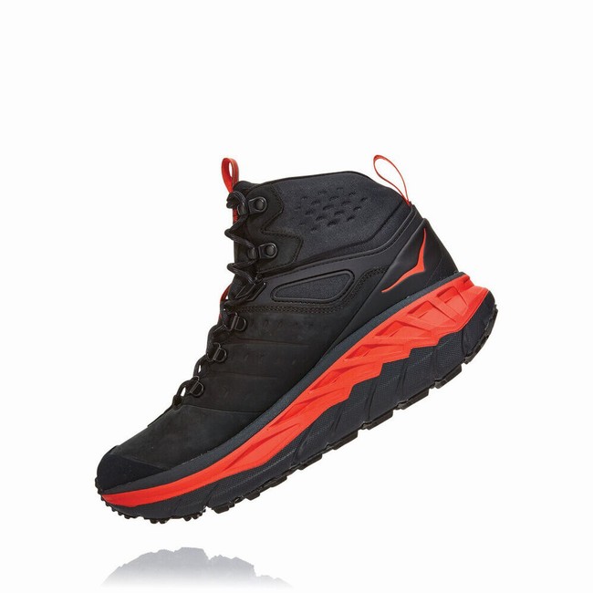 Hoka One One STINSON MID GORE-TEX Fjellsko Herre Svarte | DVJucsT1