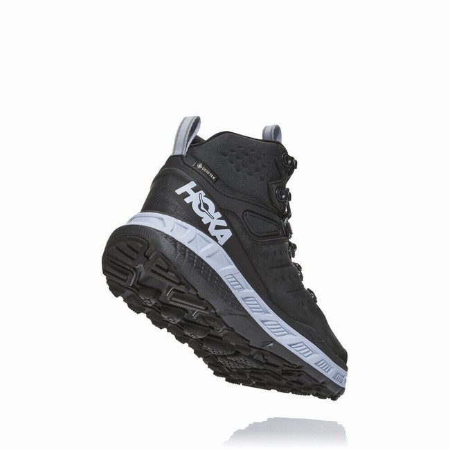 Hoka One One STINSON MID GORE-TEX Fjellsko Dame Svarte | nA6fxmuI