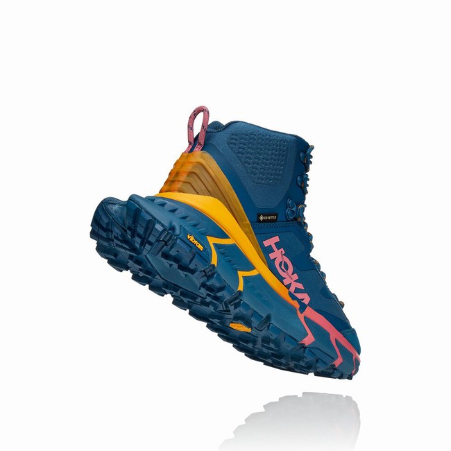 Hoka One One TENNINE HIKE GORE-TEX Fjellsko Dame Blå | Xt73qjli