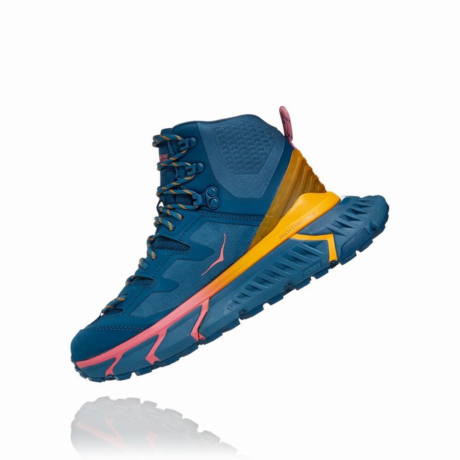 Hoka One One TENNINE HIKE GORE-TEX Fjellsko Dame Blå | Xt73qjli