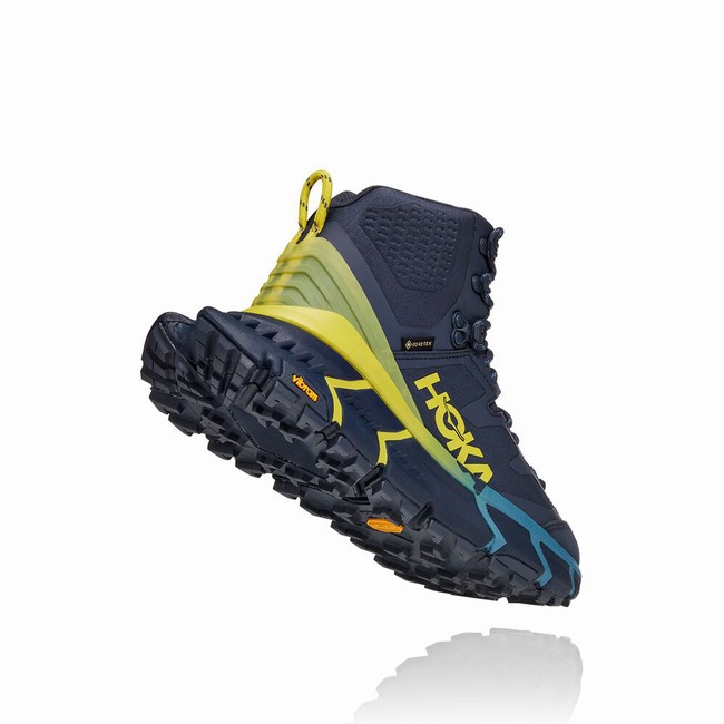 Hoka One One TENNINE HIKE GORE-TEX Fjellsko Dame Marineblå Grønn | a9B2QnwE