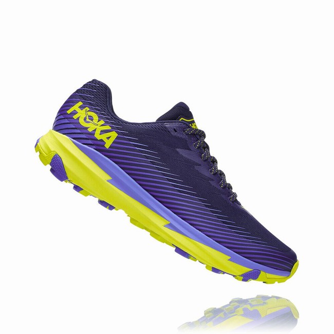 Hoka One One TORRENT 2 Trail Løpesko Herre Lilla Grønn | BzfdJgXR